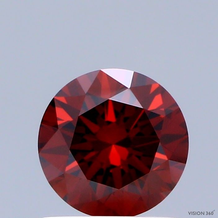 Loose Diamond - ROUND 0.72ct Fancy Deep Orange VVS2: Loose Diamond - ROUND 0.72ct Fancy Deep Orange VVS2 Source: This is a real non-mined Diamond that has been grown in a lab Shape: ROUND Carats: 0.72 Color: Fancy Deep Orange Certification: IGI Video: