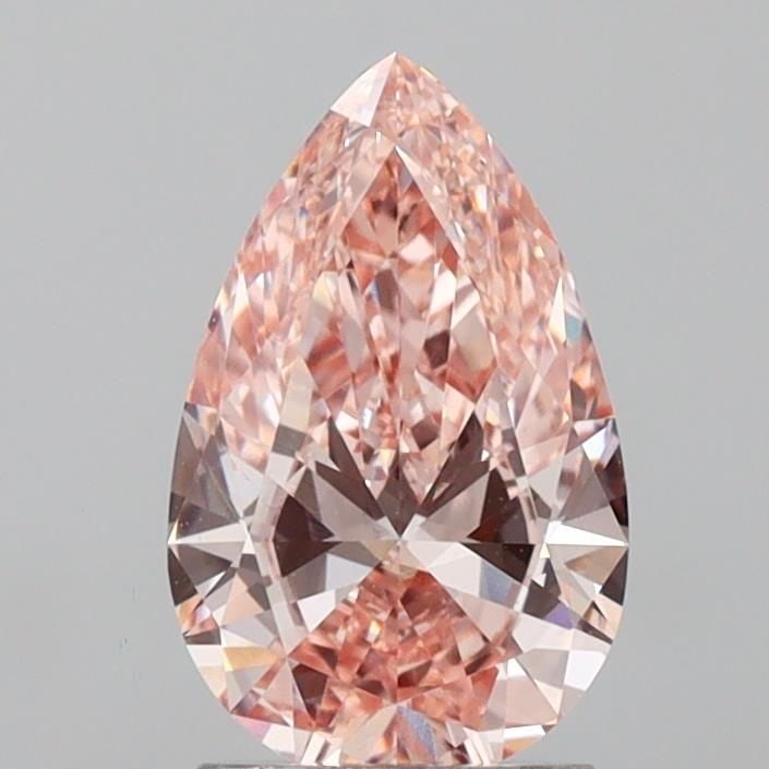 Loose Diamond - PEAR 2.0ct Fancy Intense Brown Pink VS1: Loose Diamond - PEAR 2.0ct Fancy Intense Brown Pink VS1 Source: This is a real non-mined Diamond that has been grown in a lab Shape: PEAR Carats: 2.0 Color: Fancy Intense Brown Pink Certification: IGI