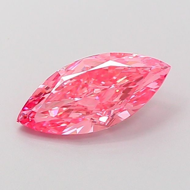 Loose Diamond - MARQUISE 1.3ct Fancy Vivid Pink VVS2: Loose Diamond - MARQUISE 1.3ct Fancy Vivid Pink VVS2 Source: This is a real non-mined Diamond that has been grown in a lab Shape: MARQUISE Carats: 1.3 Color: Fancy Vivid Pink Certification: IGI Video: