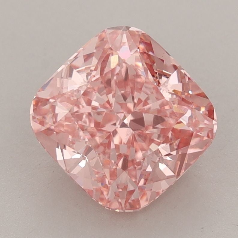 Loose Diamond - CUSHION MODIFIED 2.36ct Fancy Vivid Pink VVS2: Loose Diamond - CUSHION MODIFIED 2.36ct Fancy Vivid Pink VVS2 Source: This is a real non-mined Diamond that has been grown in a lab Shape: CUSHION MODIFIED Carats: 2.36 Color: Fancy Vivid Pink Certifi