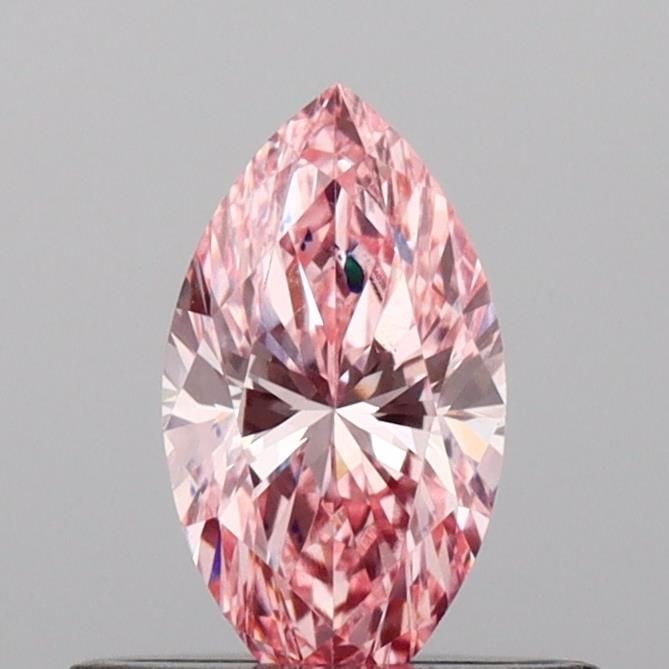 Loose Diamond - MARQUISE 0.42ct Fancy Vivid Pink VS1: Loose Diamond - MARQUISE 0.42ct Fancy Vivid Pink VS1 Source: This is a real non-mined Diamond that has been grown in a lab Shape: MARQUISE Carats: 0.42 Color: Fancy Vivid Pink Certification: IGI Video