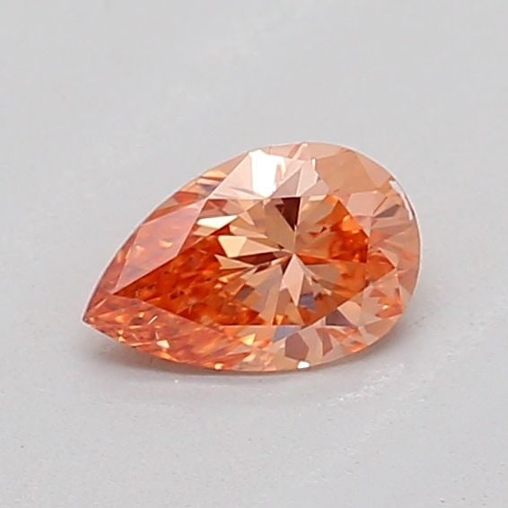 Loose Diamond - PEAR 0.23ct Fancy Intense Brown Orange SI1: Loose Diamond - PEAR 0.23ct Fancy Intense Brown Orange SI1 Source: This is a real non-mined Diamond that has been grown in a lab Shape: PEAR Carats: 0.23 Color: Fancy Intense Brown Orange Certificatio