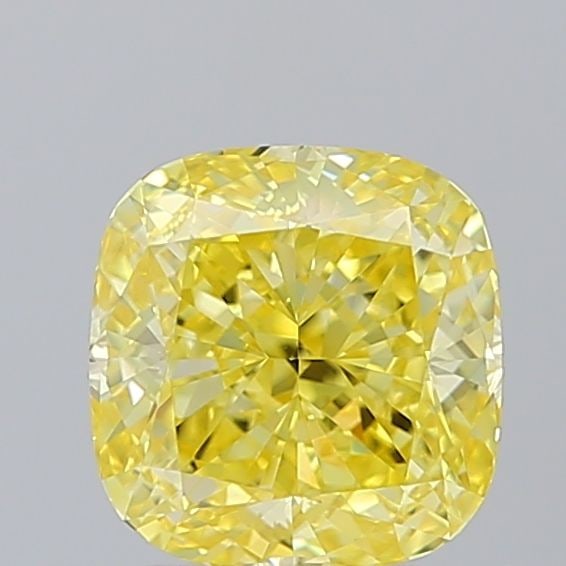 Loose Diamond - CUSHION MODIFIED 2.17ct Fancy Vivid Yellow VVS1: Loose Diamond - CUSHION MODIFIED 2.17ct Fancy Vivid Yellow VVS1 Source: This is a real non-mined Diamond that has been grown in a lab Shape: CUSHION MODIFIED Carats: 2.17 Color: Fancy Vivid Yellow Cer
