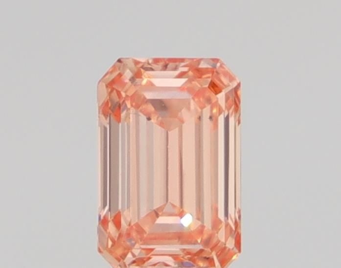 Loose Diamond - EMERALD 0.67ct Orange SI1: Loose Diamond - EMERALD 0.67ct Orange SI1 Source: This is a real non-mined Diamond that has been grown in a lab Shape: EMERALD Carats: 0.67 Color: Orange Certification: NONE Video: