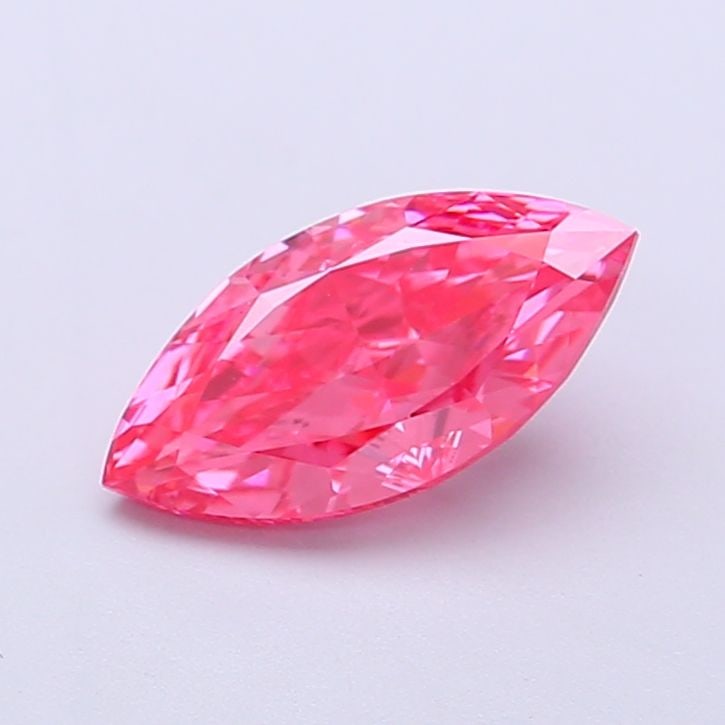 Loose Diamond - MARQUISE 1.14ct Fancy Vivid Pink VS1: Loose Diamond - MARQUISE 1.14ct Fancy Vivid Pink VS1 Source: This is a real non-mined Diamond that has been grown in a lab Shape: MARQUISE Carats: 1.14 Color: Fancy Vivid Pink Certification: IGI Video
