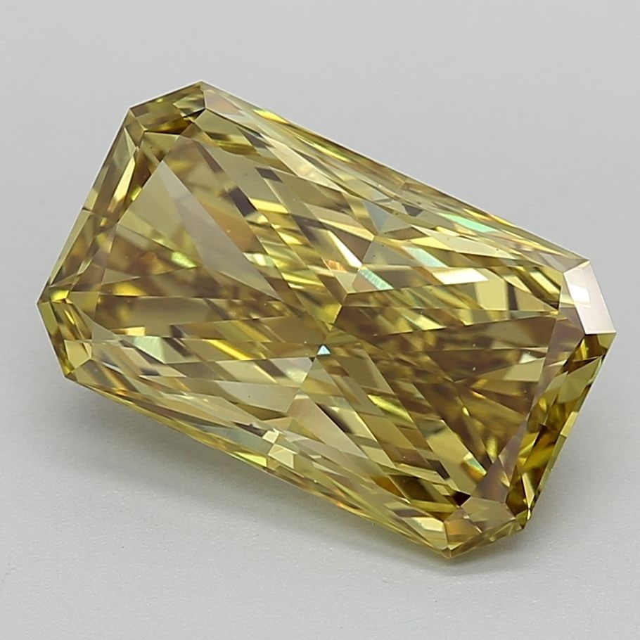 Loose Diamond - RADIANT 5.51ct Fancy Vivid Yellow VS1: Loose Diamond - RADIANT 5.51ct Fancy Vivid Yellow VS1 Source: This is a real non-mined Diamond that has been grown in a lab Shape: RADIANT Carats: 5.51 Color: Fancy Vivid Yellow Certification: IGI Vid