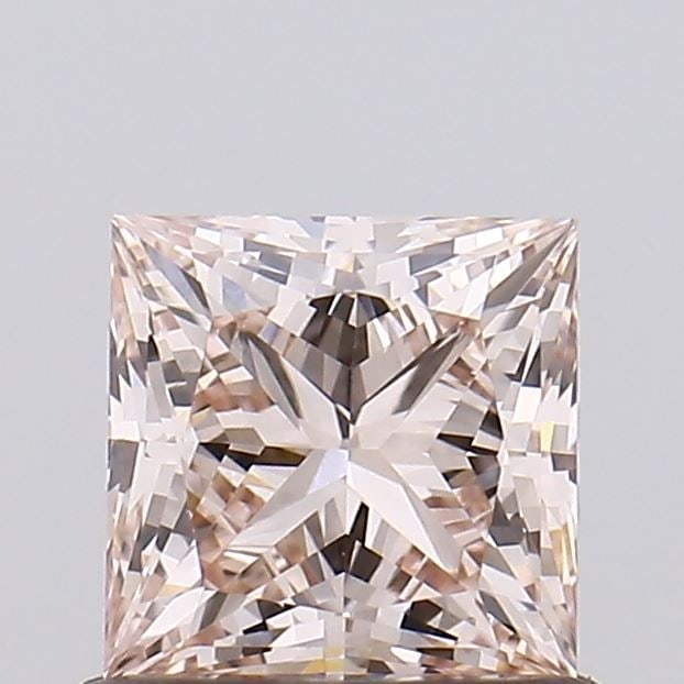 Loose Diamond - PRINCESS 0.71ct Fancy Light Brown VVS2: Loose Diamond - PRINCESS 0.71ct Fancy Light Brown VVS2 Source: This is a real non-mined Diamond that has been grown in a lab Shape: PRINCESS Carats: 0.71 Color: Fancy Light Brown Certification: NONE V