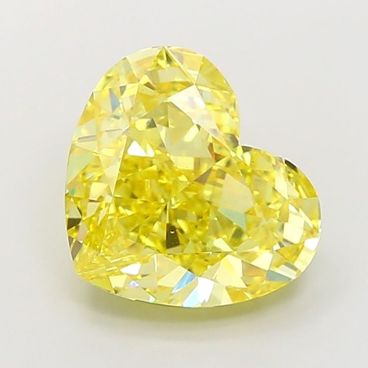 Loose Diamond - HEART 8.02ct Fancy Vivid Yellow VS1: Loose Diamond - HEART 8.02ct Fancy Vivid Yellow VS1 Source: This is a real non-mined Diamond that has been grown in a lab Shape: HEART Carats: 8.02 Color: Fancy Vivid Yellow Certification: IGI Video: