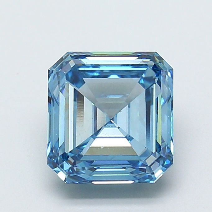 Loose Diamond - EMERALD 4.01ct Fancy Vivid Blue VS2 (1 of 1)