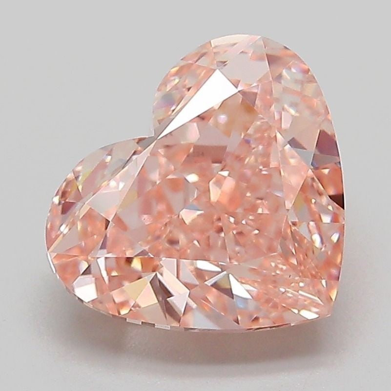 Loose Diamond - HEART 3.08ct Fancy Intense Pink VVS2: Loose Diamond - HEART 3.08ct Fancy Intense Pink VVS2 Source: This is a real non-mined Diamond that has been grown in a lab Shape: HEART Carats: 3.08 Color: Fancy Intense Pink Certification: IGI Video: