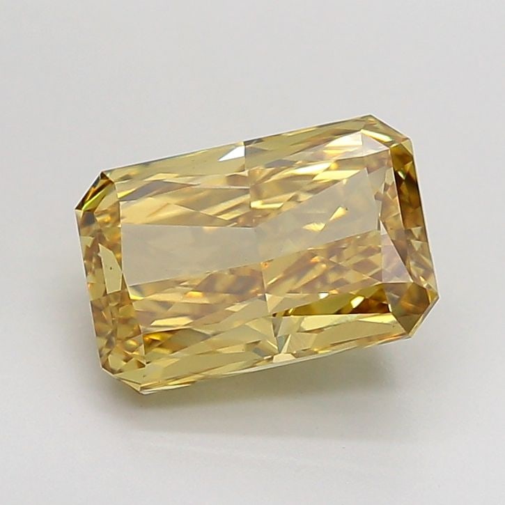Loose Diamond - RADIANT 3.05ct Fancy Intense Brown Yellow VS1: Loose Diamond - RADIANT 3.05ct Fancy Intense Brown Yellow VS1 Source: This is a real non-mined Diamond that has been grown in a lab Shape: RADIANT Carats: 3.05 Color: Fancy Intense Brown Yellow Certif