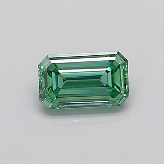 Loose Diamond - EMERALD 0.33ct Fancy Vivid Green VVS2 (1 of 1)
