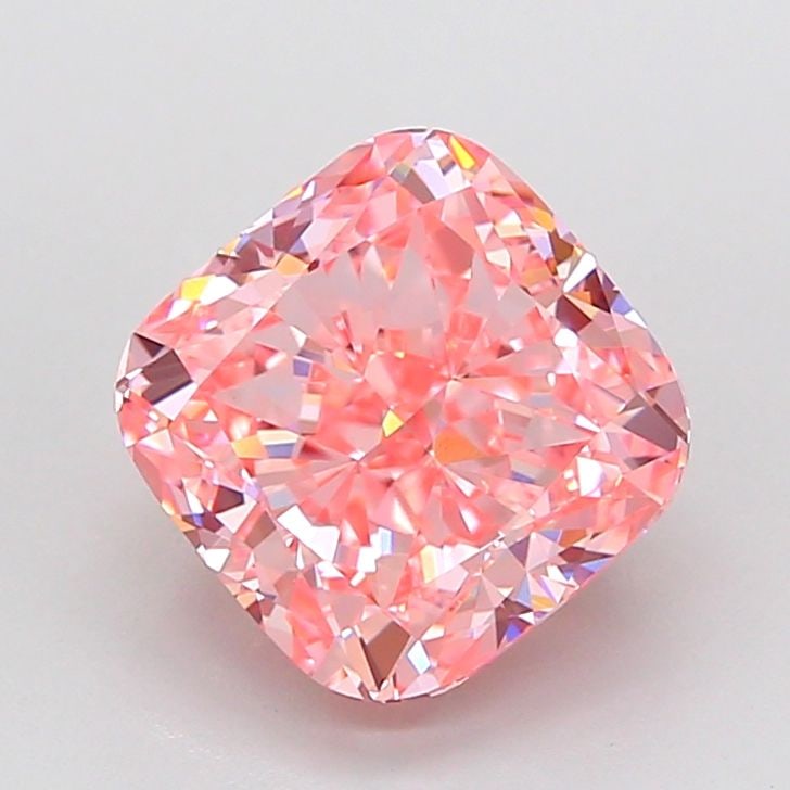 Loose Diamond - CUSHION MODIFIED 3.52ct Fancy Vivid Pink VVS2: Loose Diamond - CUSHION MODIFIED 3.52ct Fancy Vivid Pink VVS2 Source: This is a real non-mined Diamond that has been grown in a lab Shape: CUSHION MODIFIED Carats: 3.52 Color: Fancy Vivid Pink Certifi