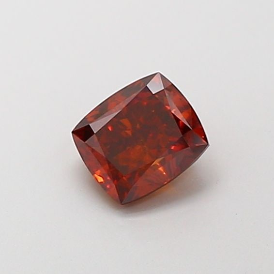 Loose Diamond - CUSHION MODIFIED 1.1ct Fancy Deep Orange VS1: Loose Diamond - CUSHION MODIFIED 1.1ct Fancy Deep Orange VS1 Source: This is a real non-mined Diamond that has been grown in a lab Shape: CUSHION MODIFIED Carats: 1.1 Color: Fancy Deep Orange Certific