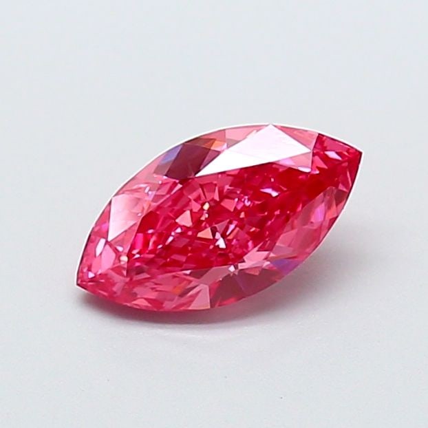 Loose Diamond - MARQUISE 1.05ct Fancy Vivid Pink VVS2: Loose Diamond - MARQUISE 1.05ct Fancy Vivid Pink VVS2 Source: This is a real non-mined Diamond that has been grown in a lab Shape: MARQUISE Carats: 1.05 Color: Fancy Vivid Pink Certification: NONE Vid