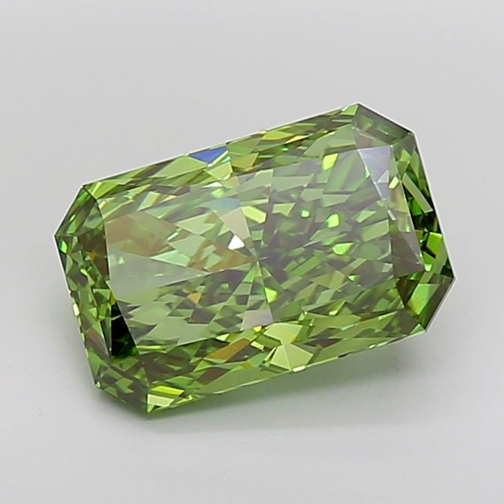 Loose Diamond - RADIANT 7.22ct Fancy Vivid Green VVS2 (1 of 1)