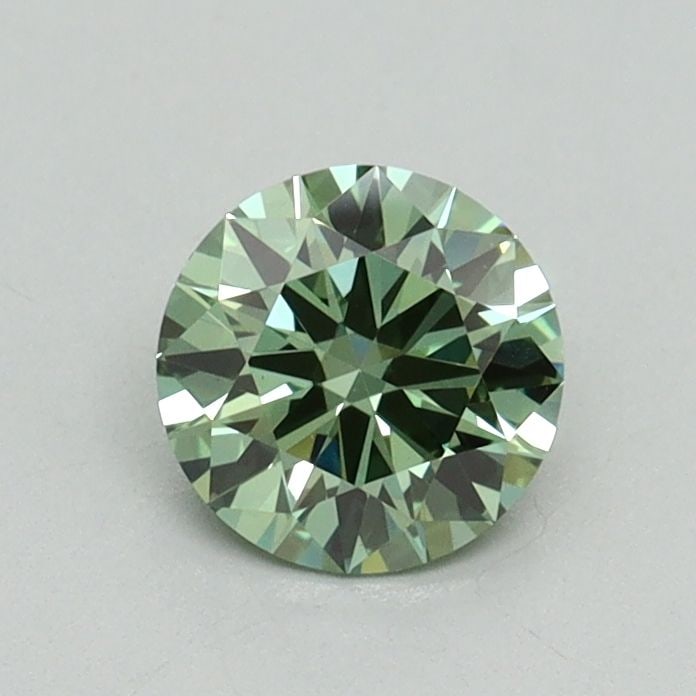 Loose Diamond - ROUND 0.59ct Fancy Vivid Green VS1 (1 of 1)