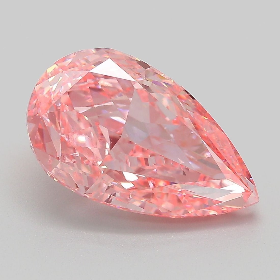 Loose Diamond - PEAR 5.48ct Fancy Vivid Pink VVS2 (1 of 1)