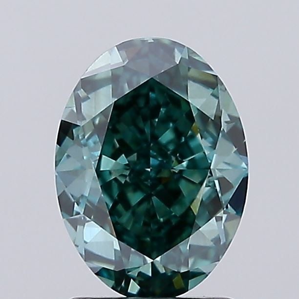 Loose Diamond - OVAL 2.19ct Fancy Vivid Green VS1 (1 of 1)