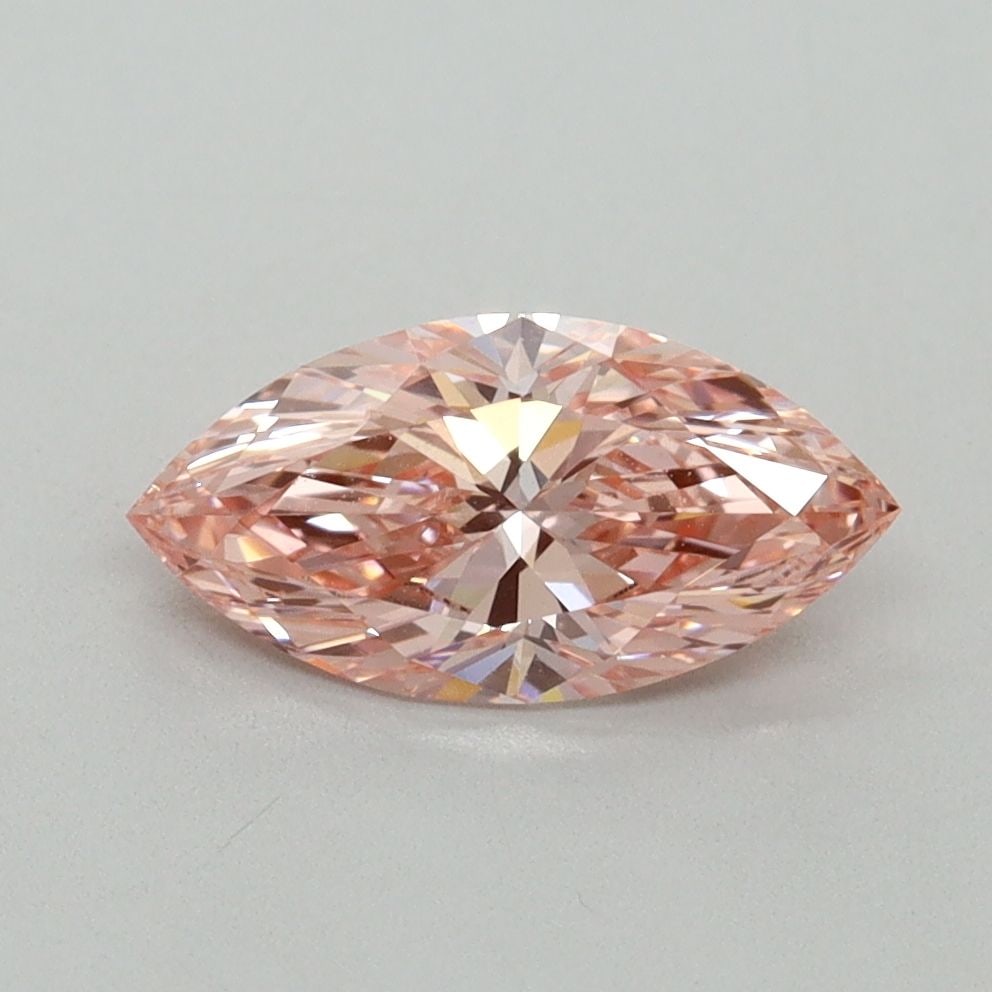 Loose Diamond - MARQUISE 1.03ct Fancy Vivid Pink VVS2: Loose Diamond - MARQUISE 1.03ct Fancy Vivid Pink VVS2 Source: This is a real non-mined Diamond that has been grown in a lab Shape: MARQUISE Carats: 1.03 Color: Fancy Vivid Pink Certification: IGI Vide