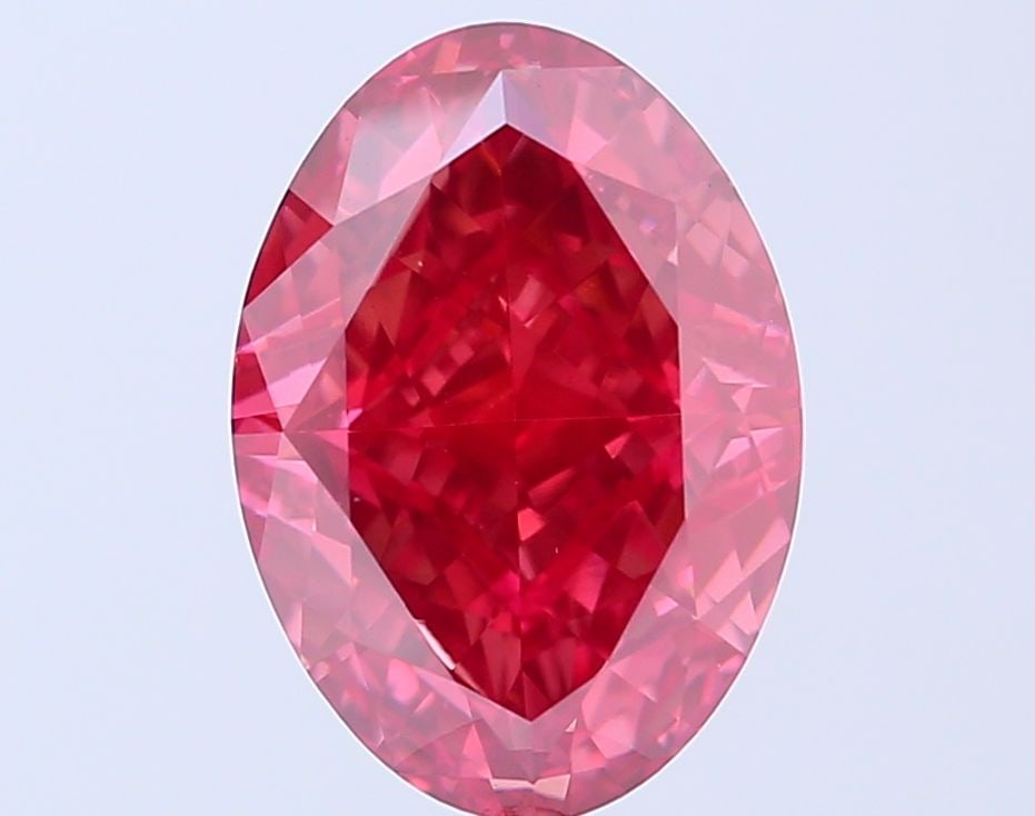 Loose Diamond - OVAL 5.36ct Fancy Vivid Pink VS1 (1 of 1)