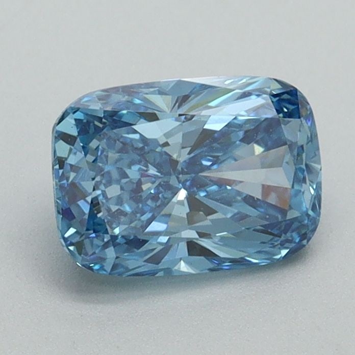Loose Diamond - CUSHION BRILLIANT 1.01ct Fancy Vivid Blue VS1: Loose Diamond - CUSHION BRILLIANT 1.01ct Fancy Vivid Blue VS1 Source: This is a real non-mined Diamond that has been grown in a lab Shape: CUSHION BRILLIANT Carats: 1.01 Color: Fancy Vivid Blue Certif