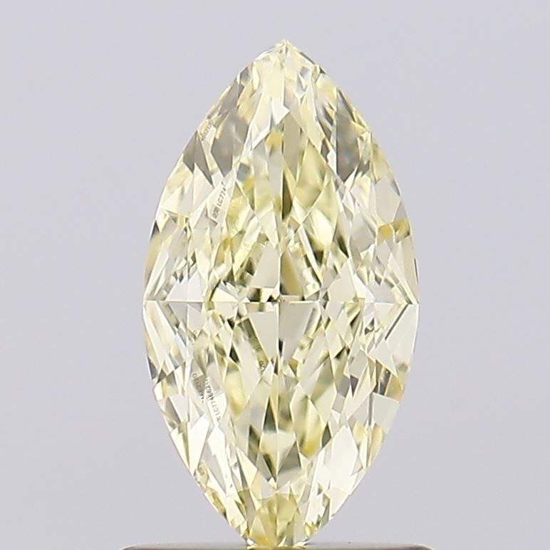 Loose Diamond - MARQUISE 1.02ct Fancy Yellow VVS2: Loose Diamond - MARQUISE 1.02ct Fancy Yellow VVS2 Source: This is a real non-mined Diamond that has been grown in a lab Shape: MARQUISE Carats: 1.02 Color: Fancy Yellow Certification: IGI Video: