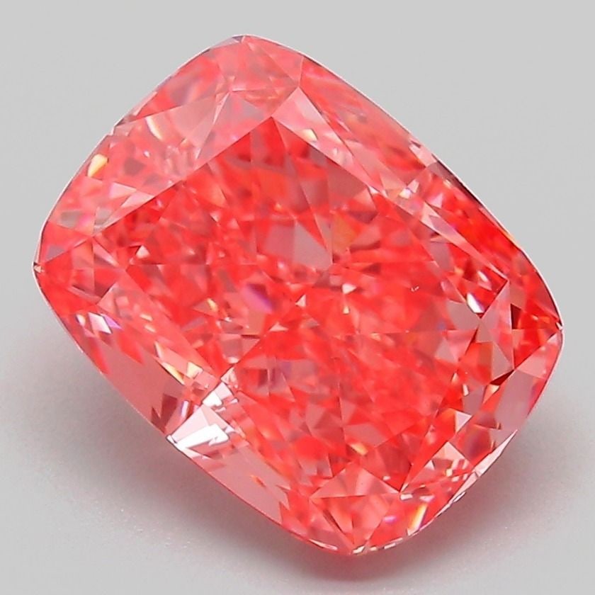 Loose Diamond - CUSHION MODIFIED 3.19ct Fancy Vivid Pink VVS2: Loose Diamond - CUSHION MODIFIED 3.19ct Fancy Vivid Pink VVS2 Source: This is a real non-mined Diamond that has been grown in a lab Shape: CUSHION MODIFIED Carats: 3.19 Color: Fancy Vivid Pink Certifi