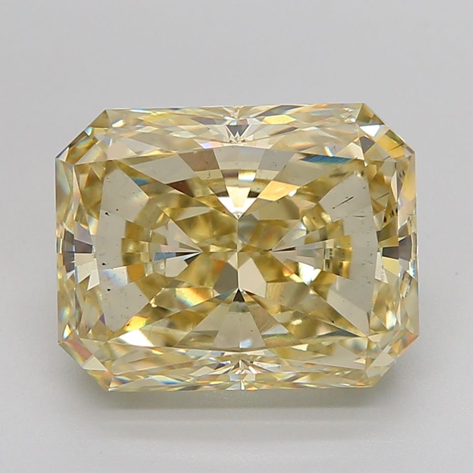 Loose Diamond - RADIANT 6.73ct Fancy Yellow VS2: Loose Diamond - RADIANT 6.73ct Fancy Yellow VS2 Source: This is a real non-mined Diamond that has been grown in a lab Shape: RADIANT Carats: 6.73 Color: Fancy Yellow Certification: IGI Video: