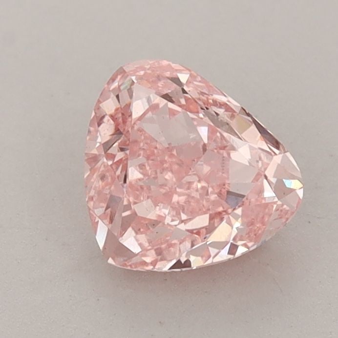 Loose Diamond - HEART 1.04ct Fancy Vivid Pink VS2: Loose Diamond - HEART 1.04ct Fancy Vivid Pink VS2 Source: This is a real non-mined Diamond that has been grown in a lab Shape: HEART Carats: 1.04 Color: Fancy Vivid Pink Certification: IGI Video: