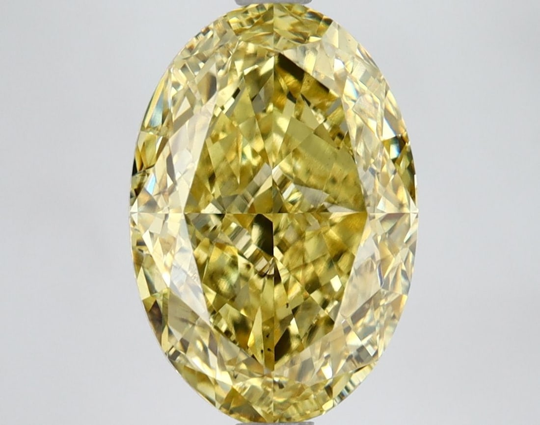 Loose Diamond - OVAL 4.53ct Fancy Vivid Yellow VS2 (1 of 1)