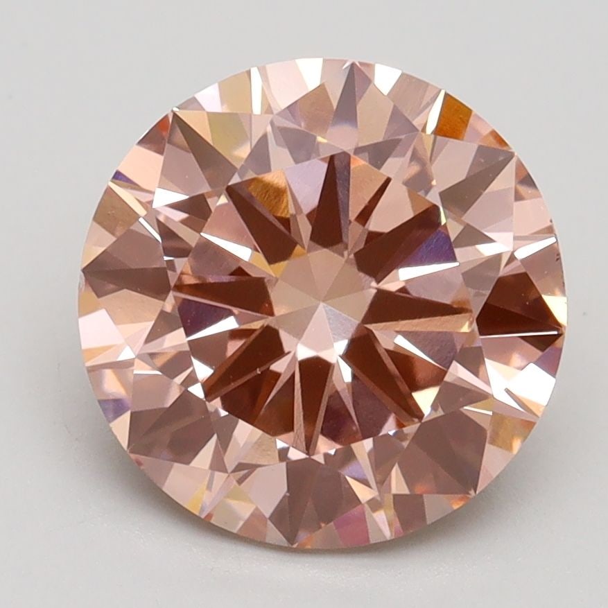 Loose Diamond - ROUND 3.0ct Fancy Intense Pink VS1: Loose Diamond - ROUND 3.0ct Fancy Intense Pink VS1 Source: This is a real non-mined Diamond that has been grown in a lab Shape: ROUND Carats: 3.0 Color: Fancy Intense Pink Certification: IGI Video: