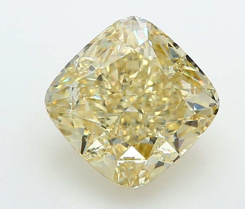 Loose Diamond - CUSHION MODIFIED 5.05ct Fancy Intense Yellow VVS2 (1 of 1)