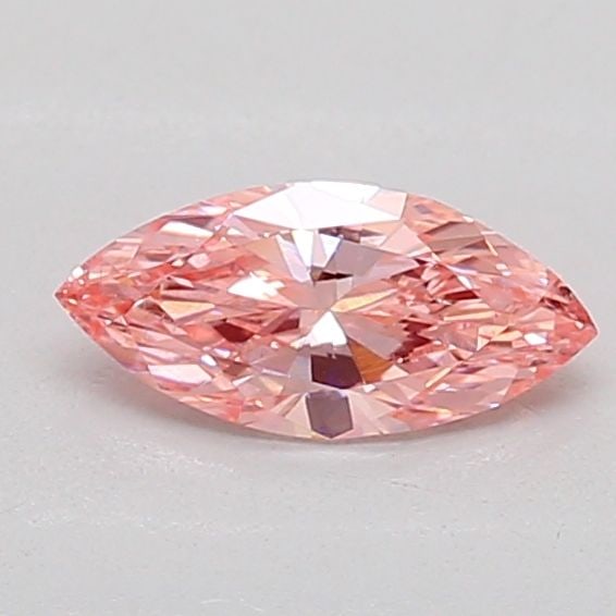 Loose Diamond - MARQUISE 0.26ct Fancy Vivid Pink VS2: Loose Diamond - MARQUISE 0.26ct Fancy Vivid Pink VS2 Source: This is a real non-mined Diamond that has been grown in a lab Shape: MARQUISE Carats: 0.26 Color: Fancy Vivid Pink Certification: IGI The D