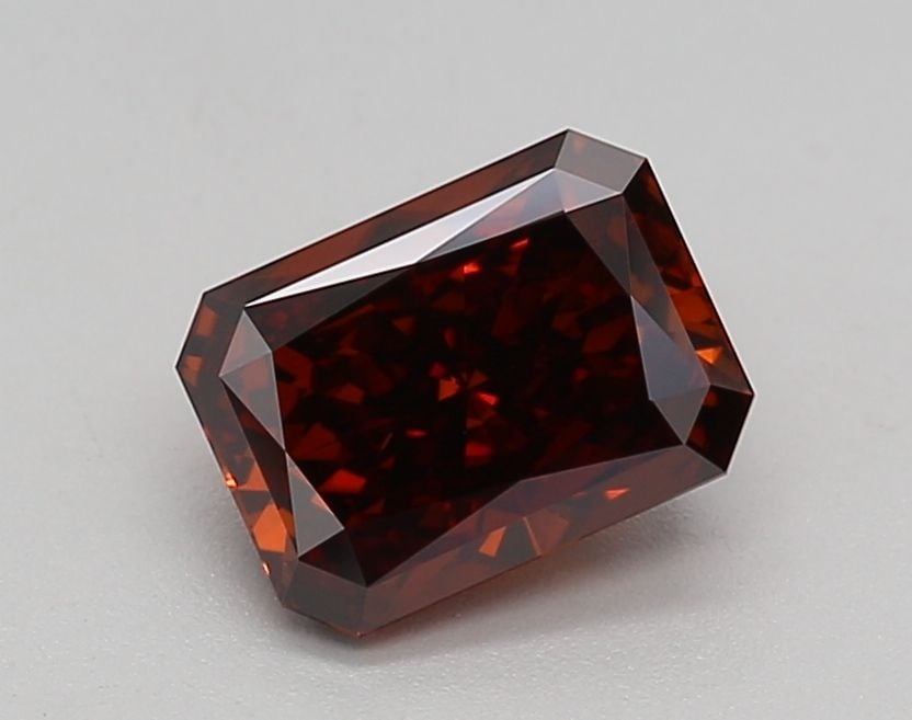 Loose Diamond - RADIANT 1.22ct Fancy Orange VS1: Loose Diamond - RADIANT 1.22ct Fancy Orange VS1 Source: This is a real non-mined Diamond that has been grown in a lab Shape: RADIANT Carats: 1.22 Color: Fancy Orange Certification: IGI Video: