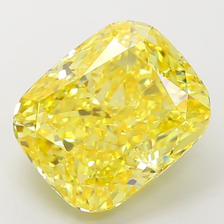 Loose Diamond - CUSHION MODIFIED 9.05ct Fancy Vivid Yellow VS2 (1 of 1)