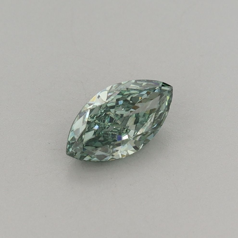 Loose Diamond - MARQUISE 0.53ct Fancy Vivid Green VS1: Loose Diamond - MARQUISE 0.53ct Fancy Vivid Green VS1 Source: This is a real non-mined Diamond that has been grown in a lab Shape: MARQUISE Carats: 0.53 Color: Fancy Vivid Green Certification: IGI Vid