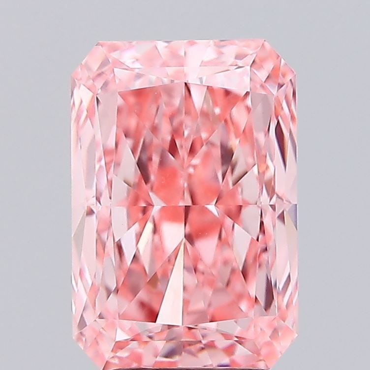 Loose Diamond - RADIANT 4.02ct Fancy Vivid Pink VVS2: Loose Diamond - RADIANT 4.02ct Fancy Vivid Pink VVS2 Source: This is a real non-mined Diamond that has been grown in a lab Shape: RADIANT Carats: 4.02 Color: Fancy Vivid Pink Certification: IGI Video:
