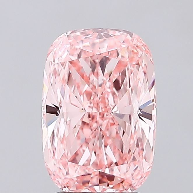 Loose Diamond - CUSHION MODIFIED 3.02ct Fancy Vivid Pink VS1: Loose Diamond - CUSHION MODIFIED 3.02ct Fancy Vivid Pink VS1 Source: This is a real non-mined Diamond that has been grown in a lab Shape: CUSHION MODIFIED Carats: 3.02 Color: Fancy Vivid Pink Certific