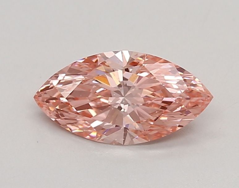 Loose Diamond - MARQUISE 0.77ct Fancy Vivid Pink VS1: Loose Diamond - MARQUISE 0.77ct Fancy Vivid Pink VS1 Source: This is a real non-mined Diamond that has been grown in a lab Shape: MARQUISE Carats: 0.77 Color: Fancy Vivid Pink Certification: IGI Video