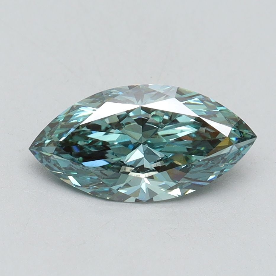 Loose Diamond - MARQUISE 1.05ct Fancy Vivid Green VVS2: Loose Diamond - MARQUISE 1.05ct Fancy Vivid Green VVS2 Source: This is a real non-mined Diamond that has been grown in a lab Shape: MARQUISE Carats: 1.05 Color: Fancy Vivid Green Certification: IGI Vi