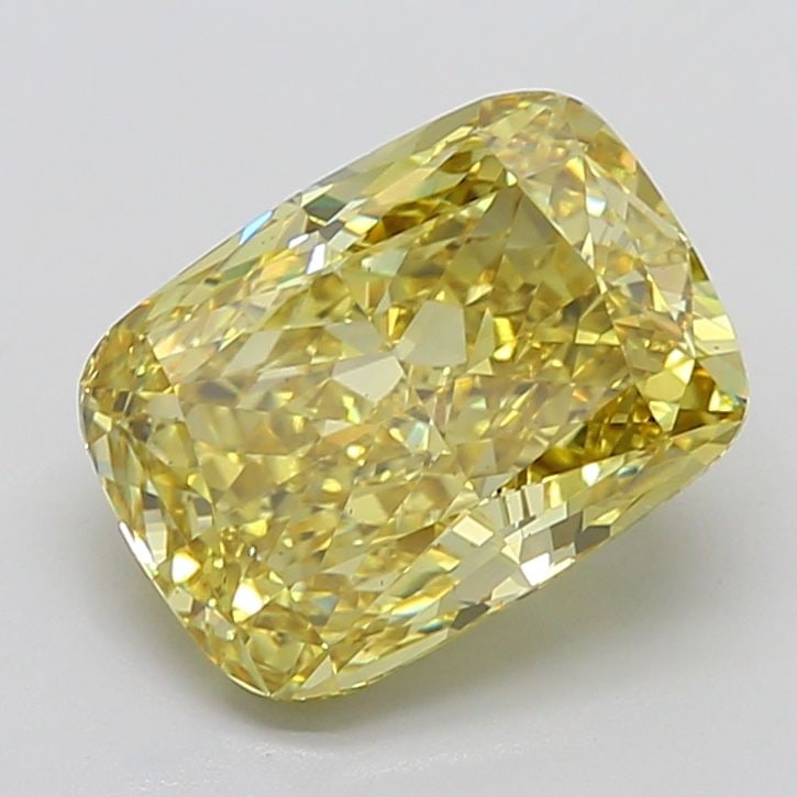 Loose Diamond - CUSHION MODIFIED 7.06ct Fancy Intense Yellow VS2 (1 of 1)