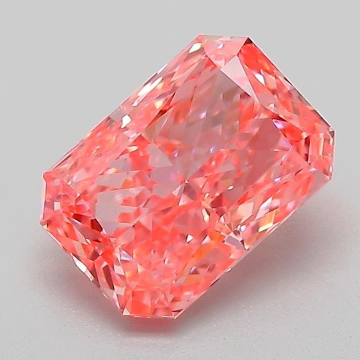 Loose Diamond - RADIANT 1.56ct Fancy Vivid Pink VVS2: Loose Diamond - RADIANT 1.56ct Fancy Vivid Pink VVS2 Source: This is a real non-mined Diamond that has been grown in a lab Shape: RADIANT Carats: 1.56 Color: Fancy Vivid Pink Certification: IGI Video: