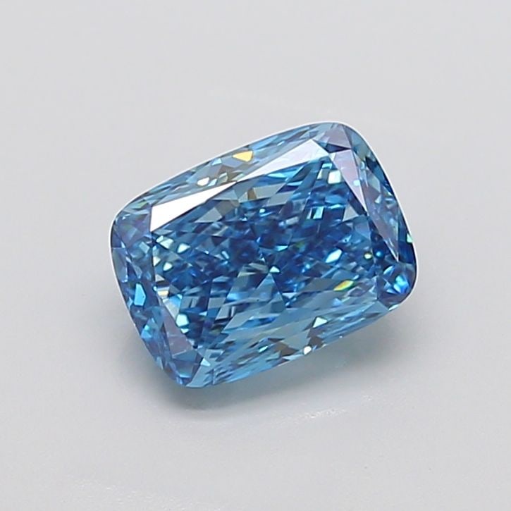 Loose Diamond - CUSHION MODIFIED 2.72ct Fancy Vivid Blue VS1: Loose Diamond - CUSHION MODIFIED 2.72ct Fancy Vivid Blue VS1 Source: This is a real non-mined Diamond that has been grown in a lab Shape: CUSHION MODIFIED Carats: 2.72 Color: Fancy Vivid Blue Certific