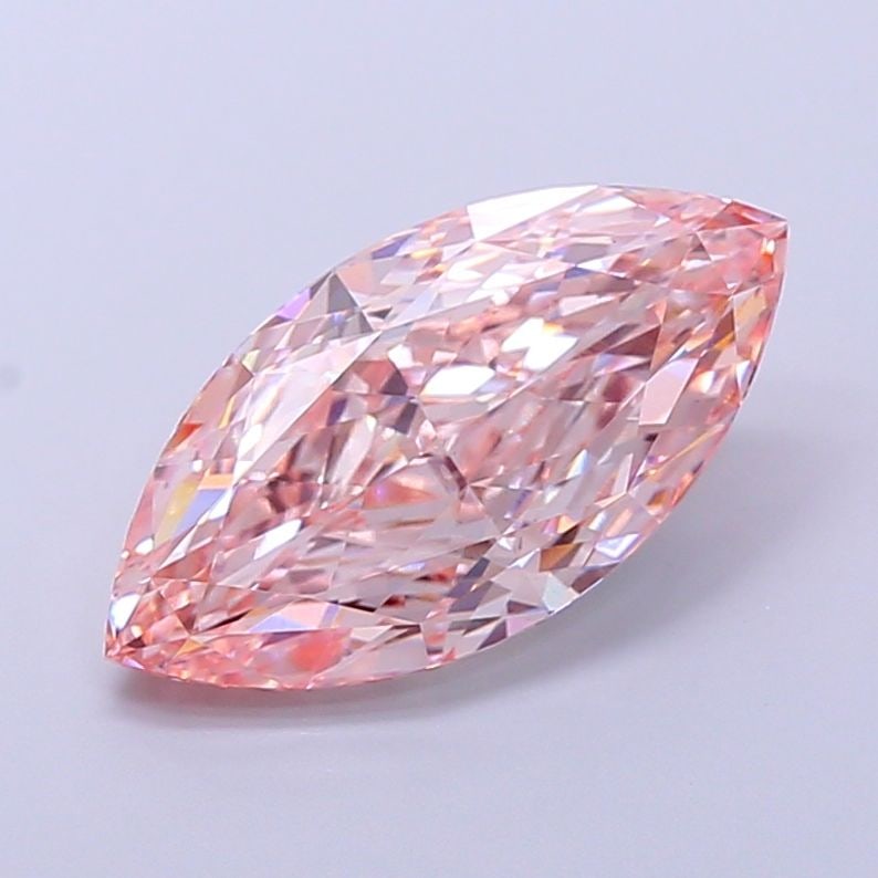 Loose Diamond - MARQUISE 6.05ct Fancy Intense Pink VS1: Loose Diamond - MARQUISE 6.05ct Fancy Intense Pink VS1 Source: This is a real non-mined Diamond that has been grown in a lab Shape: MARQUISE Carats: 6.05 Color: Fancy Intense Pink Certification: IGI V