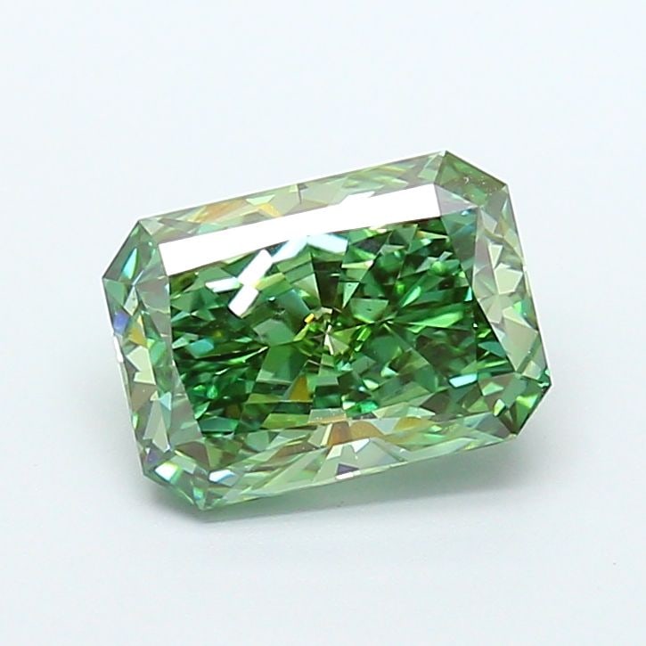 Loose Diamond - RADIANT 3.07ct Fancy Vivid Green VS1 (1 of 1)