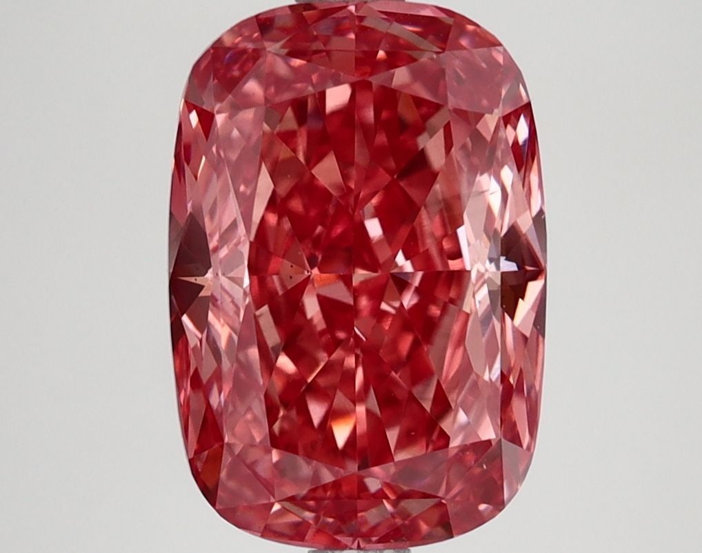 Loose Diamond - CUSHION MODIFIED 3.88ct Fancy Vivid Pink VS2 (1 of 1)
