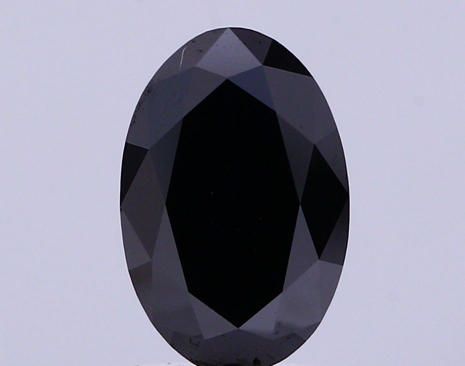 Loose Diamond - OVAL 2.59ct Fancy Vivid Black VS1 (1 of 1)