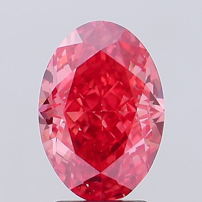 Loose Diamond - OVAL 3.62ct Fancy Vivid Pink SI1 (1 of 1)