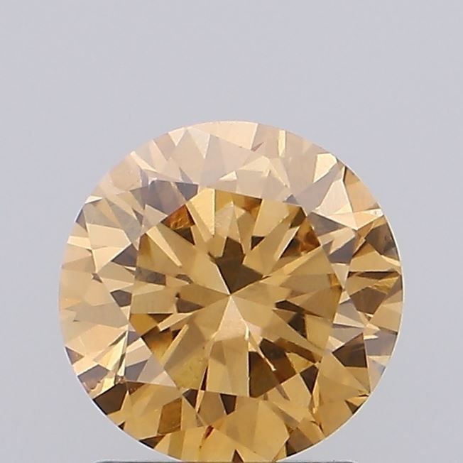 Loose Diamond - ROUND 0.74ct Fancy Yellowish Brown VS1: Loose Diamond - ROUND 0.74ct Fancy Yellowish Brown VS1 Source: This is a real non-mined Diamond that has been grown in a lab Shape: ROUND Carats: 0.74 Color: Fancy Yellowish Brown Certification: IGI V